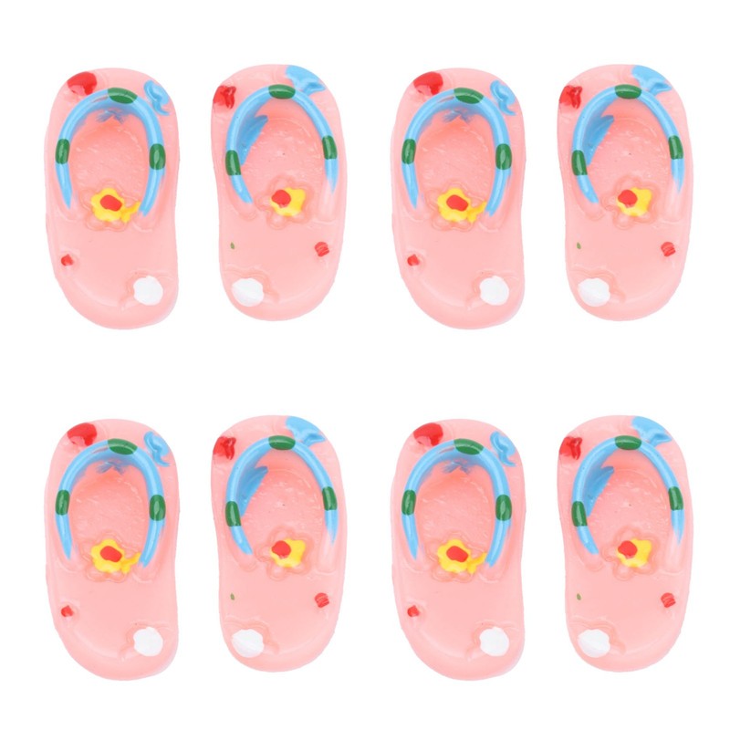 Mini Flip Flops Simulation Miniature Scene Models Dollhouse Accessories for