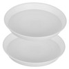 SUPVOX 2pcs Bird Feeding Basin Bird Water Bowls Outdoor Bird