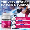 D-Mannose Capsules 1000mg (2 capsules), Cranberry Pills for UTI Support,
