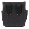 SK11 Synthetic Leather Waist Bag, 2 Tiers, Width 9.8 x