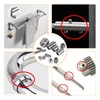 300 Pcs 24 Size Set Screws Assortment Kit (M3, M4,