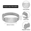 Alissl Adjustable Cross Stainless Steel Bracelet for Men - Religious