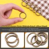 Rustark 60 anillos de metal resistentes de bronce de 5/8