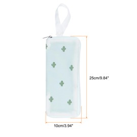 HARFINGTON Umbrellas Bags for Wet Travel Umbrellas 4.9"x11" Portable Cover Carry Storage Bag Case Sleeve for Compact Folding Umbrellas Travel Home Outdoor, White