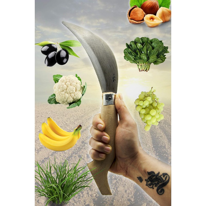 Folding Scythe Weed Garden - Scythe Grass Saw 12" -