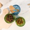 Custde Glass Storage Jars With Airtight Lid, 23.7oz Canister For