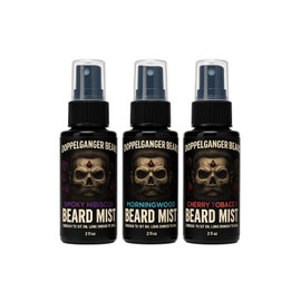 Doppelganger Beard Co. Beard Mist – Hydrating Beard Cologne Spray – Lightweight Leave-In Conditioner with Bold, Long-Lasting Scent – Non-Greasy, Softening Beard Care (2 oz, Morningwood)