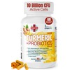 Turmeric Curcumin & Probiotic Capsules - 1000mg (2 caps) Organic