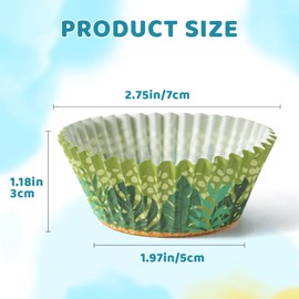 Staruby 600 Pieces Standard Size Cupcake Wrappers, Disposable Cupcake Bakery Paper Cups, Muffin Cases Cupcake Cases Holder Baking Cups Set for Holiday, Birthday Parties