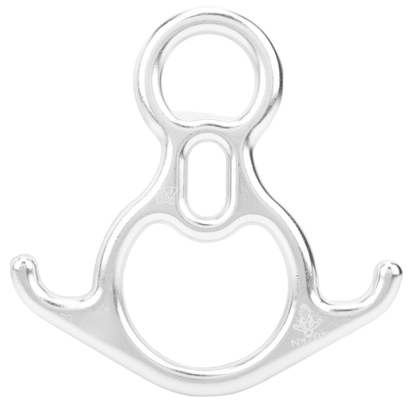 Bull Horn 8‑Shape Ring Descender Descent Control Device Downhill Rock