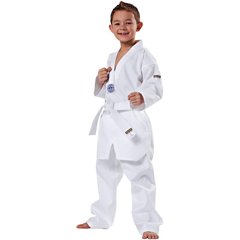 KWON Song Children's Taekwondo Uniform, white, 130