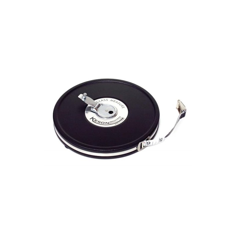 Keson MC1850 Closed Metal Housing Fiberglass Measuring Tape (Graduations: ft.,