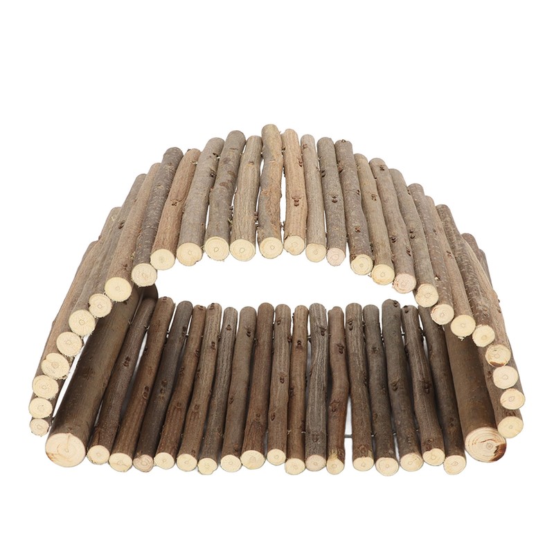 Bird Wood Hammock Tent Arch Bridge Shape Wooden Parrot Snuggle
