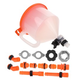 CHILDWEET Coolant Filling Funnel Kit Car Radiator Flush Kit Efficient Cleaning Tool for Coolant