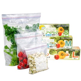 130 Pieces Food Storage Bags, Resealable BPA Free Leakproof Ziplock Food Bags, Freezer Sealed Food Storage Bags for Sandwiches, Fruits, Vegetables