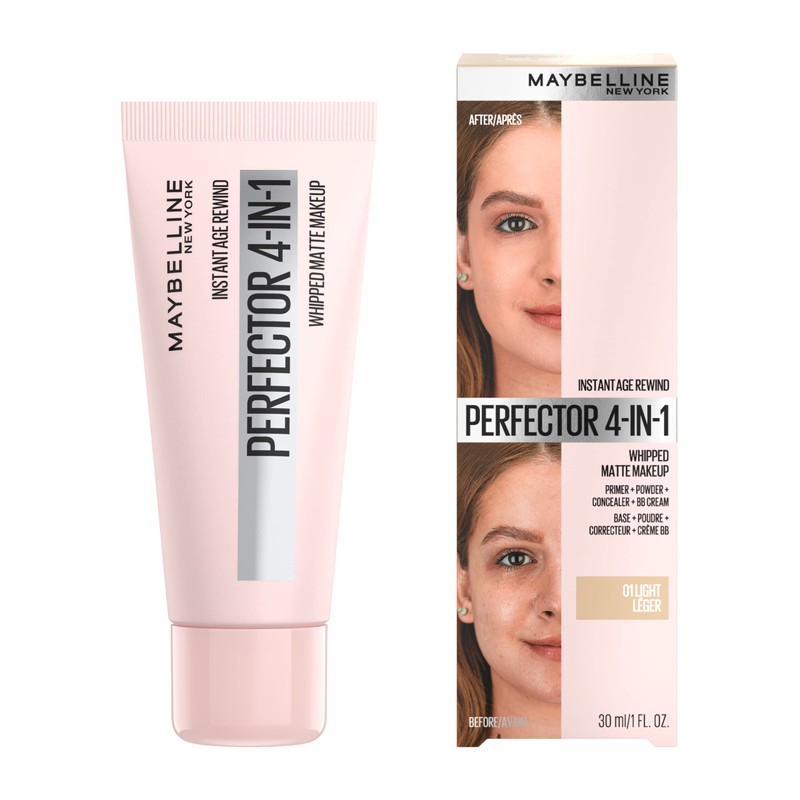 Maybelline Instant Age Rewind Instant Perfector 4-In-1 Matte Makeup, 01