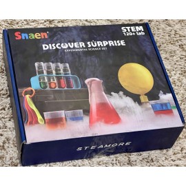 Snaen Discover Surprise Science Experiment Kit w/ 120+ Science Experiments by Snaen