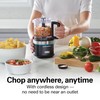 Hamilton Beach Powerful Cordless Mini Food Processor and Vegetable Chopper,