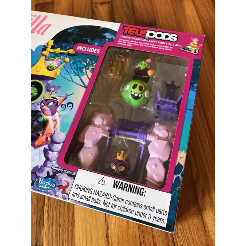 Hasbro Angry Birds Go Play Stella Telepods Piggy Palace Launcher