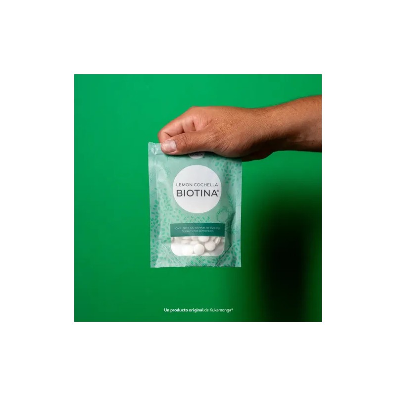 Biotina Lemon Kit 10 100 Tabletas 500 MG Belleza Y