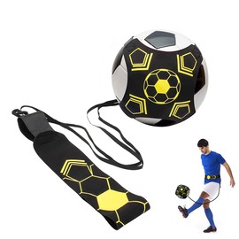 Soccer Training Belt,Solo Soccer Practice Trainer Adjustable Practice Belt Football Practice Belt Soccer Kick Train Equipment,Hands Free Soccer Belt Fits Ball Size 3, 4, 5, Kids and Adults