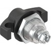 1 x Rotary Bolt for Padlock Switch Cabinet Black Toggle