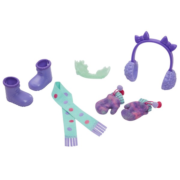 Fancy Nancy Winter Wonderland Doll Accessories, Purple/Blue
