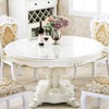 LinkGro Round 49 Inch Dia Dining Coffee Table Protector Round