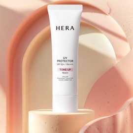 Hera UV Protector Tone Up Peach 50ml SPF50+ PA++++ Sun Cream Sun Care / 헤라 유브이 프로텍터 톤업 피치 50ml SPF50+ PA++++ 선크림 선케어