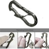 Idakekiy Full Stainless Steel Anti-Lost Keychain Carabiner Mutil Function Home