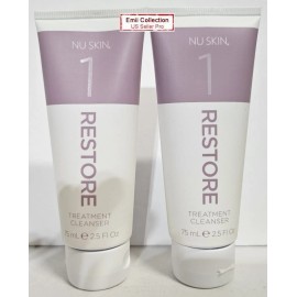 Nu Skin Nuskin 1 Restore Treatment Cleanser Sealed 2.5fl oz 75ml (2 Tubes)