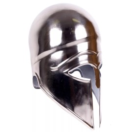 Unbranded NEW Replica Ancient Greek Corinthian Soldier Steel Helmet Armor - Home Decor
