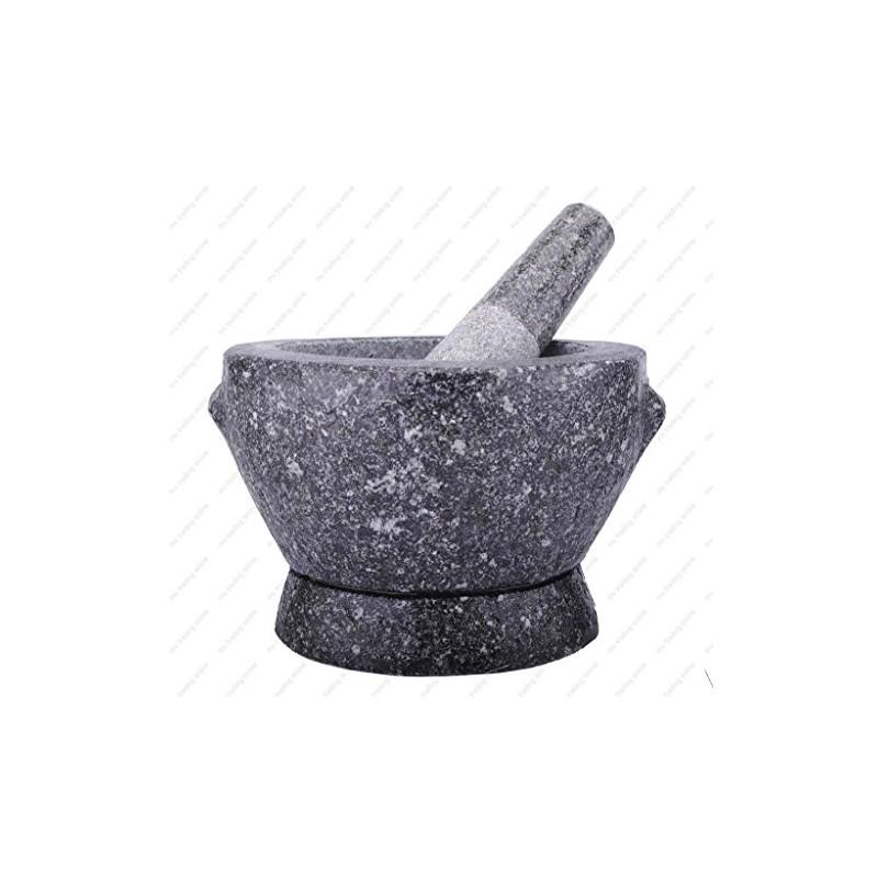 M.V. Trading Kruk Thai Stone Mortar and Pestle, 2+ Cup