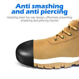 AOKWAWALIY 1 Pair Steel Toe Guard Metal Shoe Protectors Work Shoes Toe Guard Steel Toe Covers for Shoes Safety Guards Shoes Tips Men and Women Safety Toe Caps Prevent Toes from Being Smashed