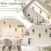 6 Pcs Plant Wall Decor Wall Hangings, Diamond Shape Hanging