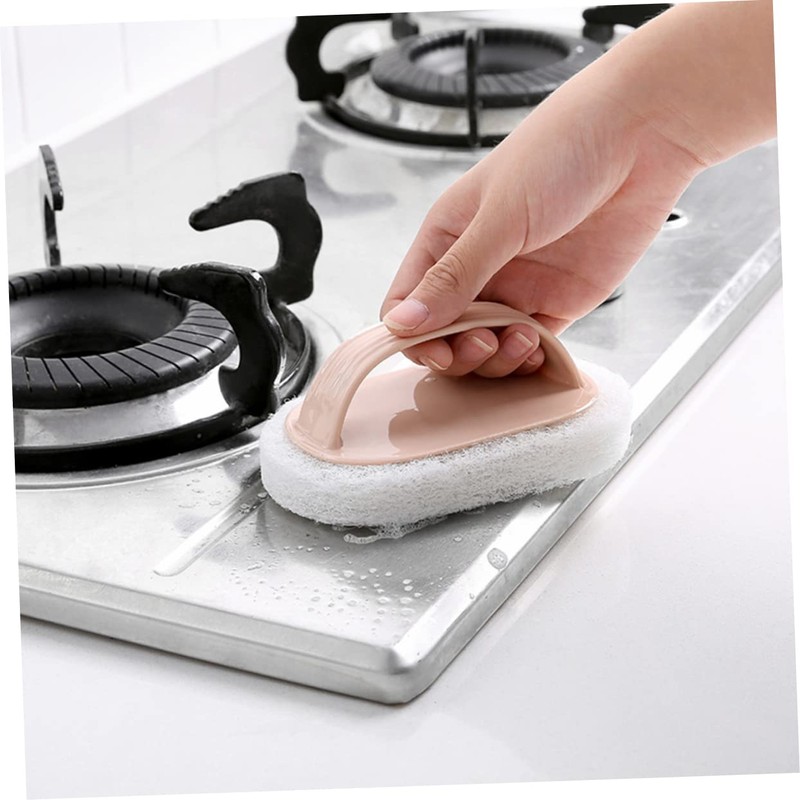 CHILDWEET 4 Pcs Cleaning Brush Versatile Decontamination Sponge Brushes for