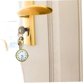 COLLBATH 2pcs Pocket Watch Hanging Nurse Watch Nurse Watch Clip on Keychain for Mens Keychain Men Digital Bag Charm Watch Keychain for Backpacks Clip on Nursing Watch Belt Zinc Alloy