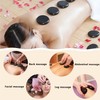 MINGJISHIYE Hot Stone Massage Set, 20 Pieces of Basalt Massage