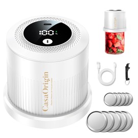 Electric Mason Jar Vacuum Sealer Kit with 10 Canner lids and Can Opener for Regular and Wide Mouth Jars