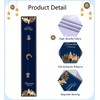 Ramadan Mubarak Table Runner, Ramadan Table Cloth Blue Ramadan Tablecloth,