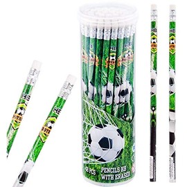 CYP Imports Football Fan Pencils with Eraser 16-Piece Set Party Bags