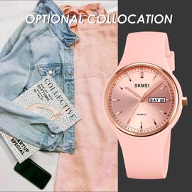 Uhr Damen Armbanduhr Damenarmbanduhr Mädchen Weiß Blau Damenuhr Schwarz mit Silikonarmband Buntfarbig Senioren Frauen Rosa Uhren Analog Quarz Wasserdicht Jelly Süßigkeit Uhr für Kinder Junge