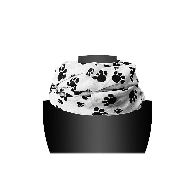 Soul-Cats Light Paw Scarf Scarf Grey White Pink Black, White