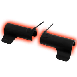 Komine EK-313 Slip-On Ergonomic USB Grip Heater for Motorcycles, Black, One Size Fits Most