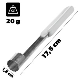 KADAX Apple Corer, Apple Cutter with Stainless Steel Blade, Apple Cutter with Plastic Handle, Apple Core Cutter for Quick Removal of Apple Kernels (Pack of 1)