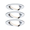 Paulmann Einbaul. LED Nova 3x 6.5 W ww chr ru