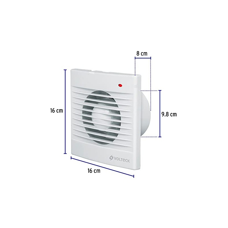 Volteck EXA-4B, Extractor de aire 4"