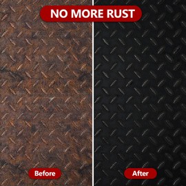 Rust Converter & Metal Primer, 141 Fl Oz Black Rust Inhibitor Paint for Metal, Automotive Rust Reformer, Industrial Grade Water Based, Heat Resistance & UV Resistant