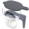 Recogwood Measuring Cups and Spoons set 10 Pieces, Stackable Measuring