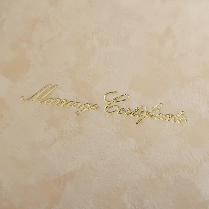 Kyoto Maltaya Wedding Certificate, Front Ceremony, Suede Type, Milky Beige,